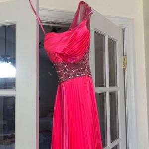 Betsy adams dress hot pink size 2